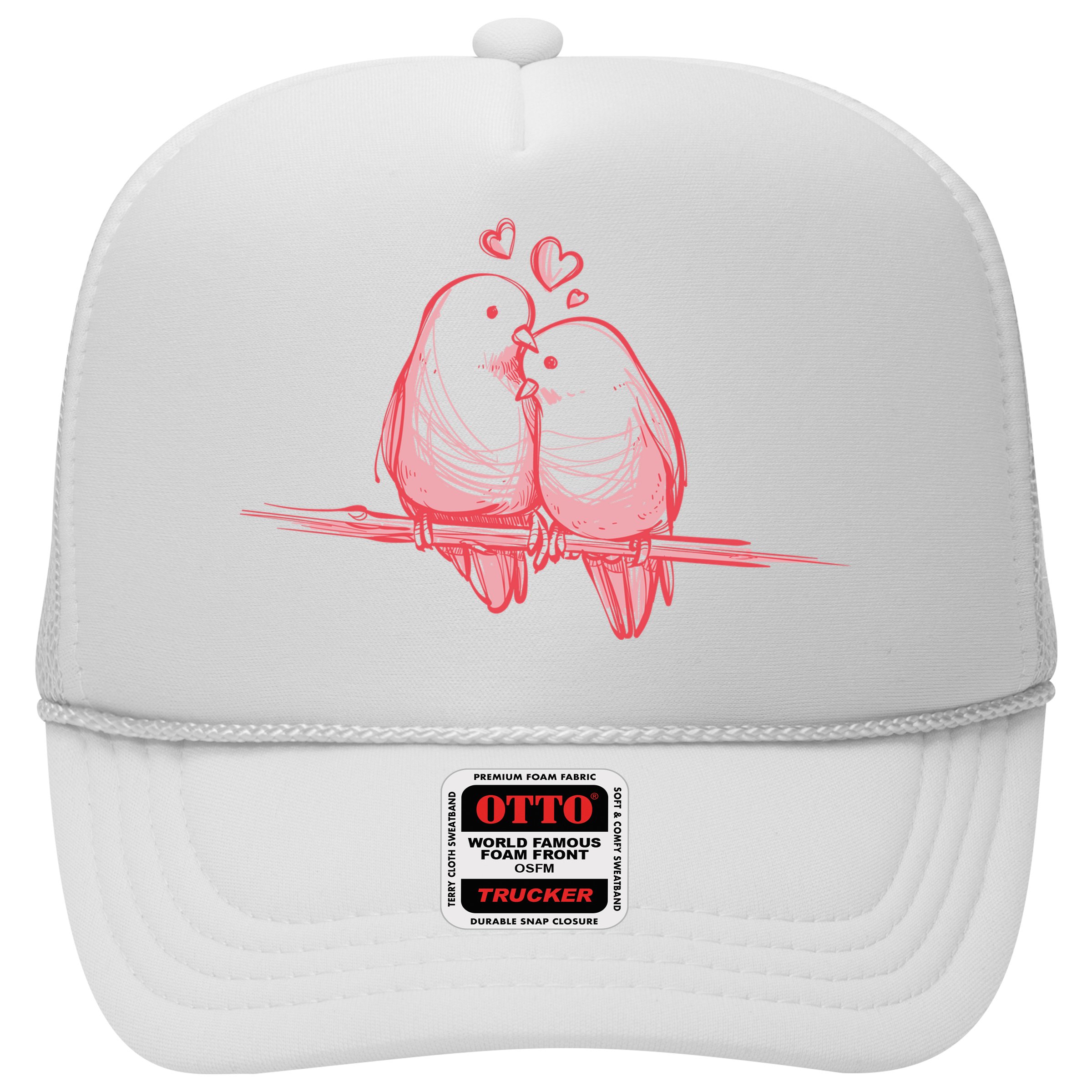 Lovebirds Kissing Hat