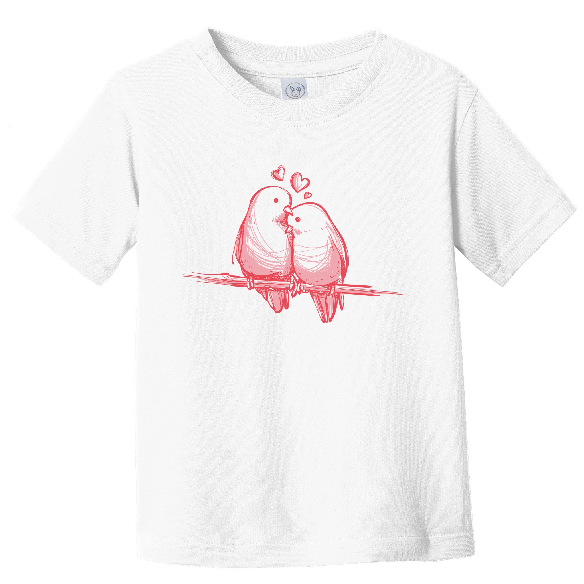 Lovebirds Kissing Toddler T-Shirt