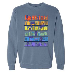 Library Kittens Garment-Dyed Sweatshirt