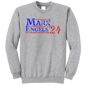 Leftist Karl Marx Engels Us Election Democratic Socialist Tall Sweatshirt