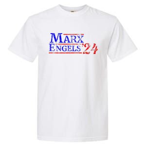 Leftist Karl Marx Engels Us Election Democratic Socialist Garment-Dyed Heavyweight T-Shirt