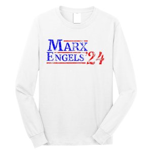 Leftist Karl Marx Engels Us Election Democratic Socialist Long Sleeve Shirt