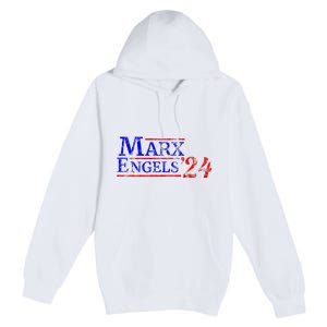 Leftist Karl Marx Engels Us Election Democratic Socialist Premium Pullover Hoodie