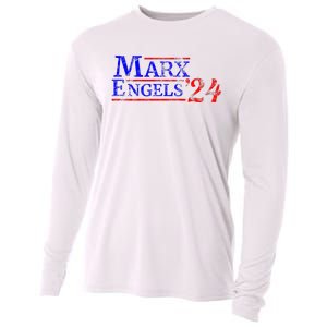 Leftist Karl Marx Engels Us Election Democratic Socialist Cooling Performance Long Sleeve Crew