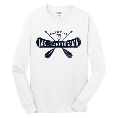 Lake Kabetogama Minnesota Vintage Distressed Tall Long Sleeve T-Shirt