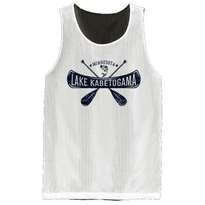 Lake Kabetogama Minnesota Vintage Distressed Mesh Reversible Basketball Jersey Tank