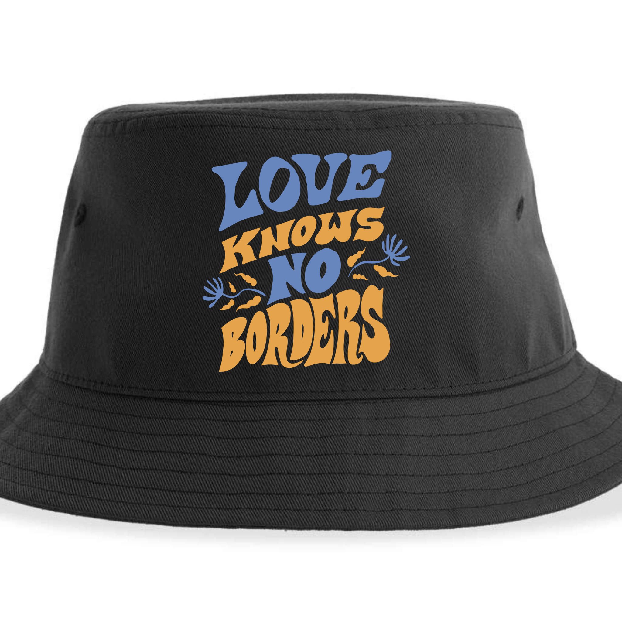 Love Knows No Borders Sustainable Bucket Hat