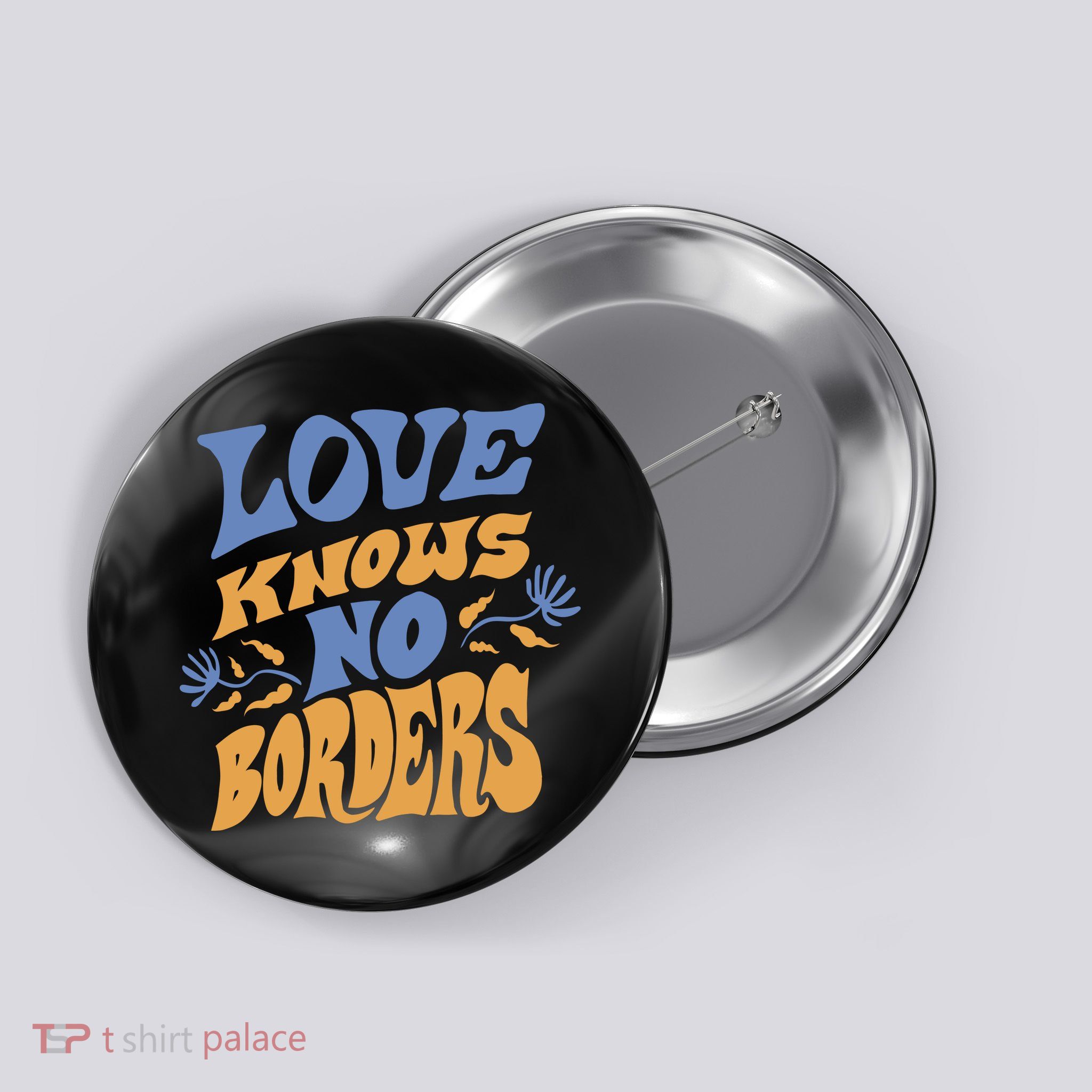 Love Knows No Borders Button