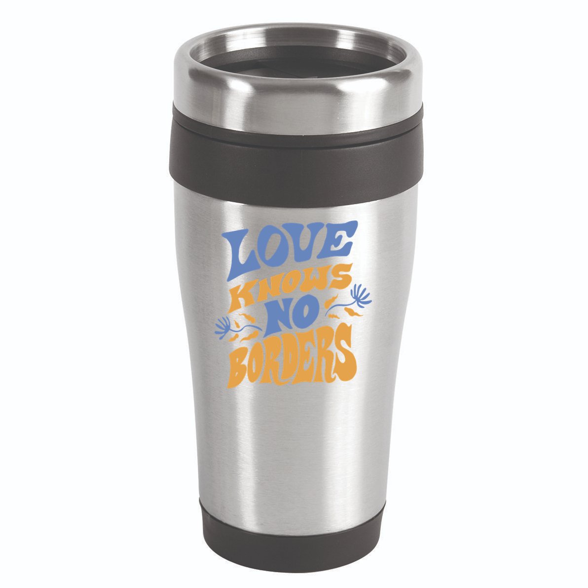 Love Knows No Borders 16oz Travel Tumbler