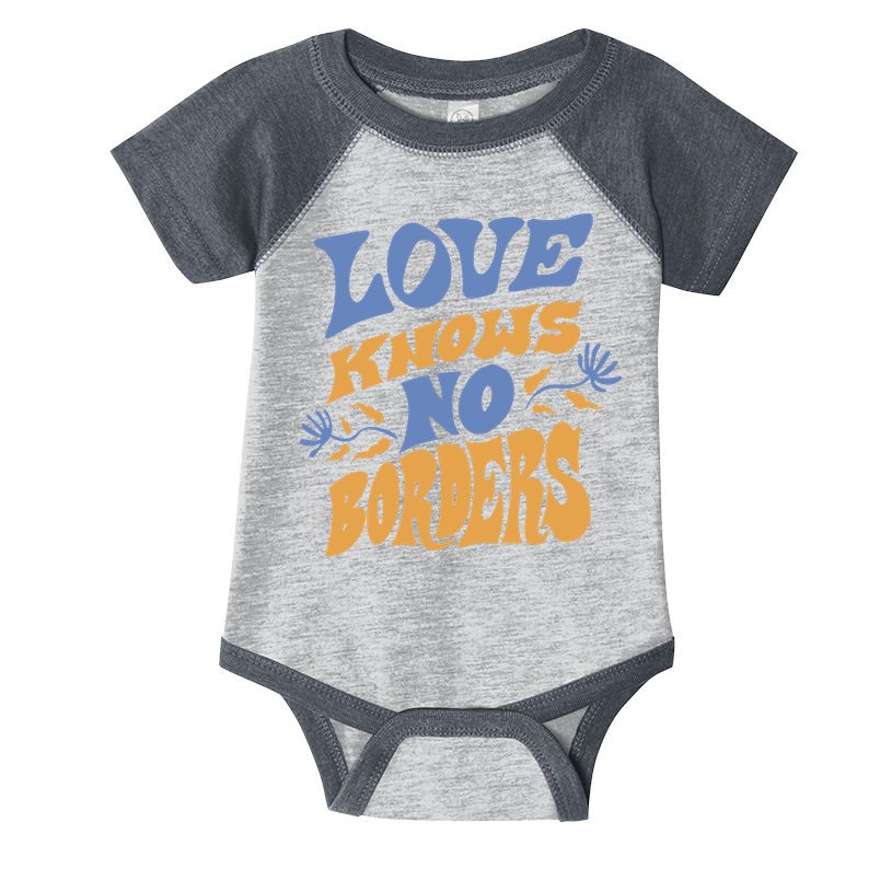 Love Knows No Borders Infant Baby Jersey Bodysuit