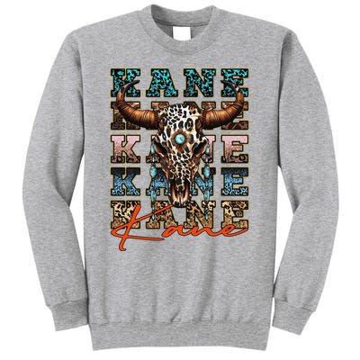 Love Kane Name Personalized Kane Vintage 80S Proud Name Tall Sweatshirt