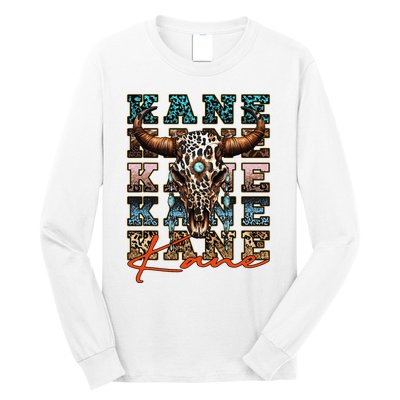 Love Kane Name Personalized Kane Vintage 80S Proud Name Long Sleeve Shirt