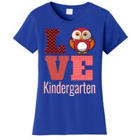 Love Kindergarten Owl Kindergarten Cute Gift Women's T-Shirt