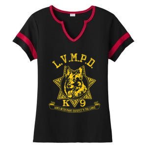 LVMPD K9 Police Officer Premium Ladies Halftime Notch Neck Tee