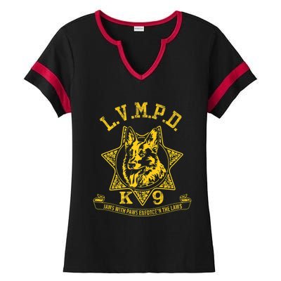 LVMPD K9 Police Officer Premium Ladies Halftime Notch Neck Tee