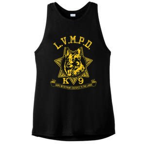 LVMPD K9 Police Officer Premium Ladies PosiCharge Tri-Blend Wicking Tank