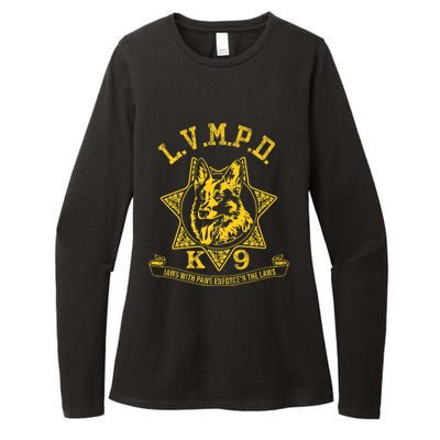 LVMPD K9 Police Officer Premium Womens CVC Long Sleeve Shirt