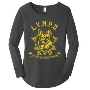 LVMPD K9 Police Officer Premium Women's Perfect Tri Tunic Long Sleeve Shirt