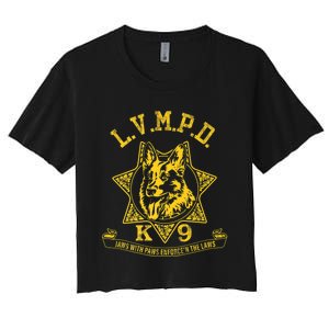 LVMPD K9 Police Officer Premium Women's Crop Top Tee