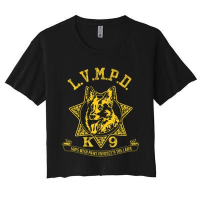 LVMPD K9 Police Officer Premium Women's Crop Top Tee