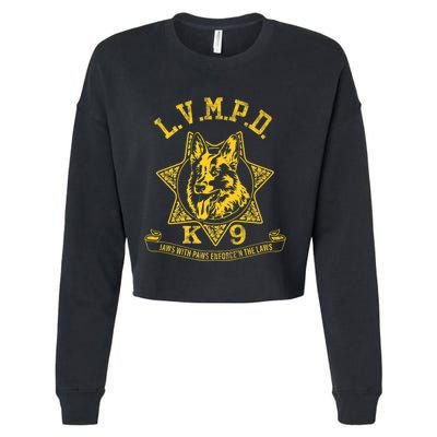 LVMPD K9 Police Officer Premium Cropped Pullover Crew