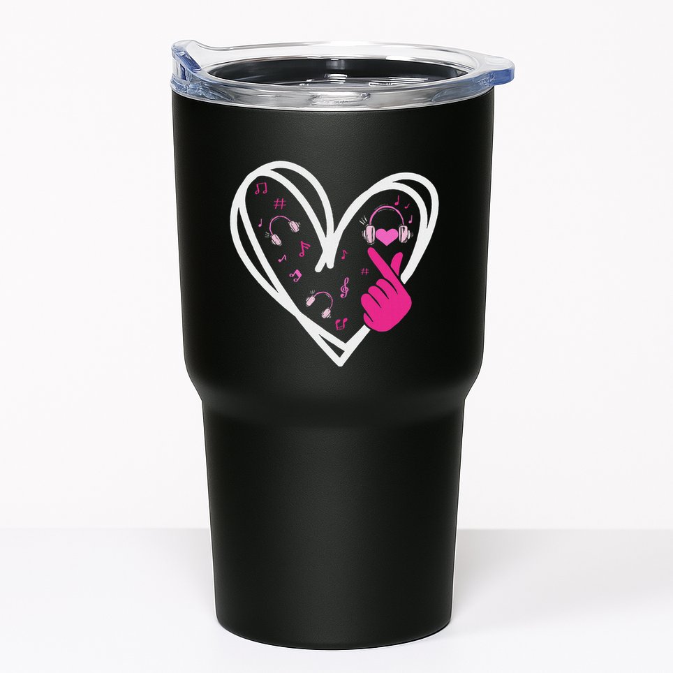 Love K Pop Finger Heart Korean Pop Music K Pop Ns Tumbler