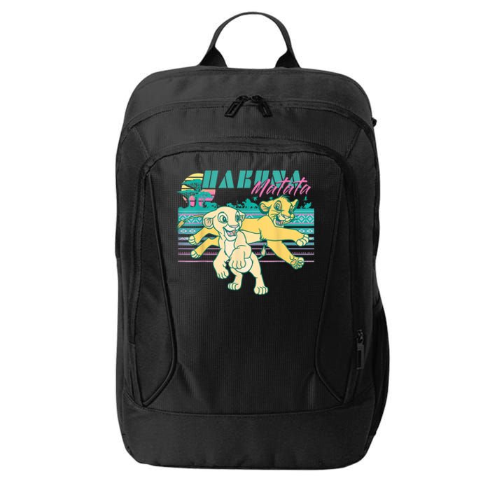 Lion King Retro Simba & Nala 90s Hakuna Shirt Matata Shirt Funny Vintage Cartoon City Backpack