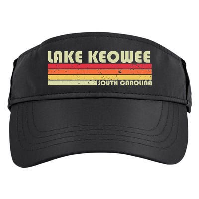 LAKE KEOWEE SOUTH CAROLINA Funny Fishing Camping Summer Gift Adult Drive Performance Visor