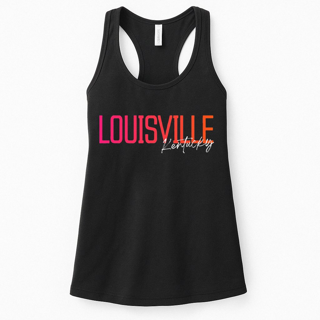 Louisville Kentucky Souvenir Vintage Kentucky Louisville Womens Tank Top