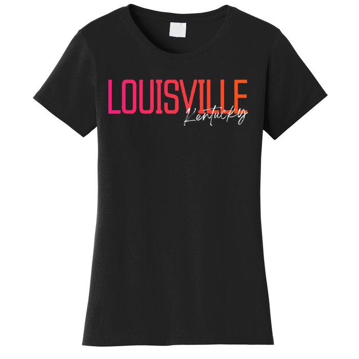 Louisville Kentucky Souvenir Vintage Kentucky Louisville Women's T-Shirt