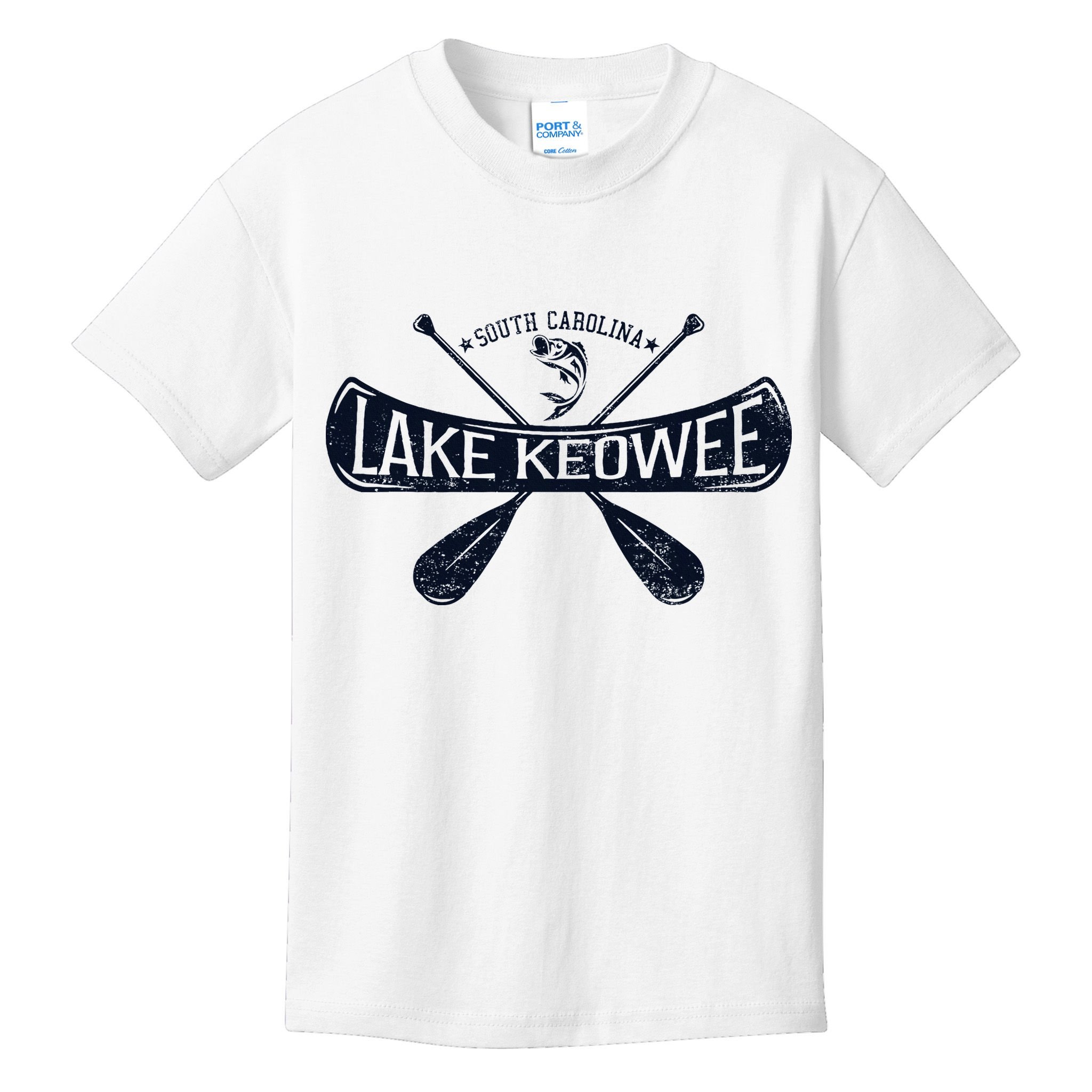 Lake Keowee South Carolina Vintage Distressed Kids T-Shirt