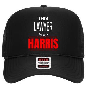 Lawyer Kamala Supports Harris President 2024 High Crown Mesh Back Trucker Hat