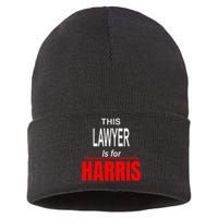 Lawyer Kamala Supports Harris President 2024 Sustainable Knit Beanie