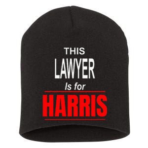 Lawyer Kamala Supports Harris President 2024 Short Acrylic Beanie