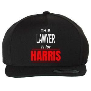 Lawyer Kamala Supports Harris President 2024 Wool Snapback Cap