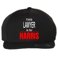 Lawyer Kamala Supports Harris President 2024 Wool Snapback Cap