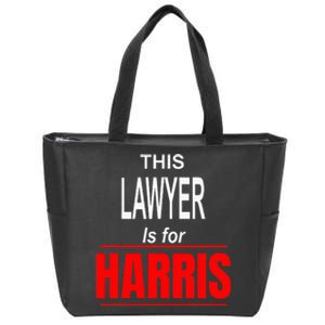 Lawyer Kamala Supports Harris President 2024 Zip Tote Bag