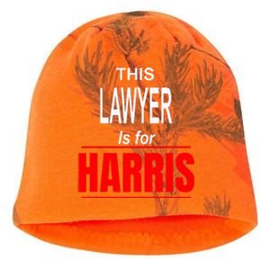 Lawyer Kamala Supports Harris President 2024 Kati - Camo Knit Beanie