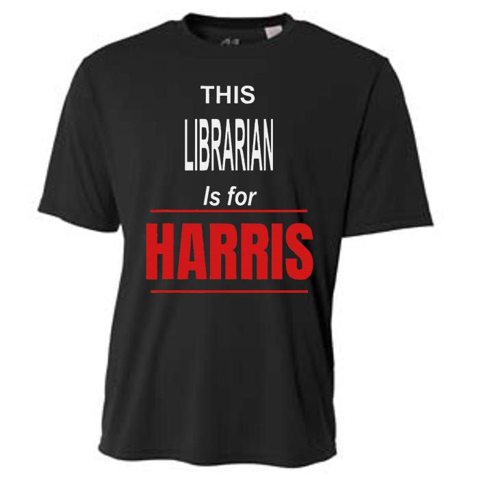 Librarian Kamala Supports Harris President 2024 Harris Cooling Performance Crew T-Shirt