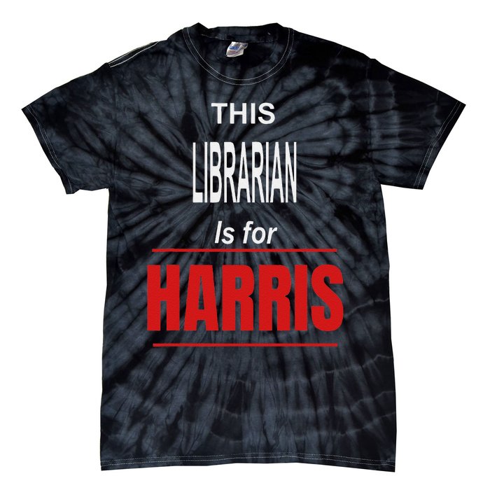 Librarian Kamala Supports Harris President 2024 Harris Tie-Dye T-Shirt