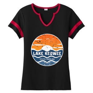 Lake Keowee South Carolina Lake Keowee Ladies Halftime Notch Neck Tee