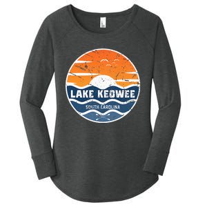 Lake Keowee South Carolina Lake Keowee Women's Perfect Tri Tunic Long Sleeve Shirt