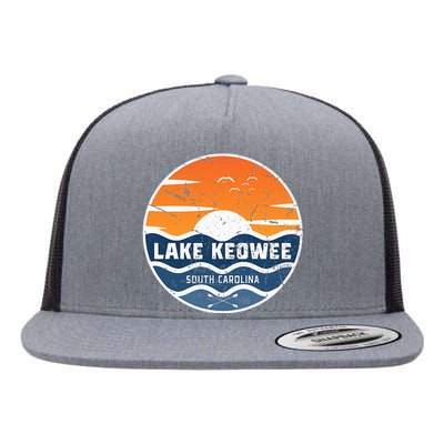 Lake Keowee South Carolina Lake Keowee Flat Bill Trucker Hat