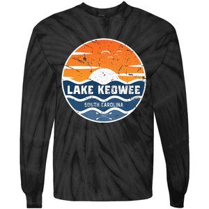 Lake Keowee South Carolina Lake Keowee Tie-Dye Long Sleeve Shirt