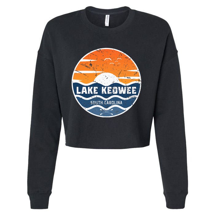 Lake Keowee South Carolina Lake Keowee Cropped Pullover Crew