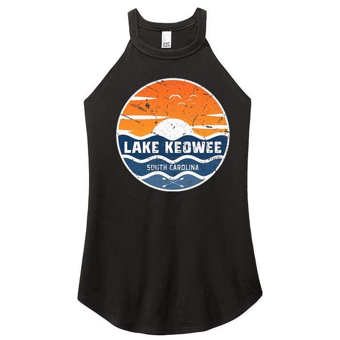 Lake Keowee South Carolina Lake Keowee Women's Perfect Tri Rocker Tank