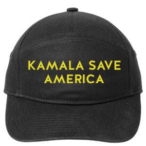 Limited Kamala Save America 7-Panel Snapback Hat