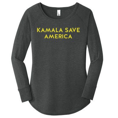 Limited Kamala Save America Women's Perfect Tri Tunic Long Sleeve Shirt