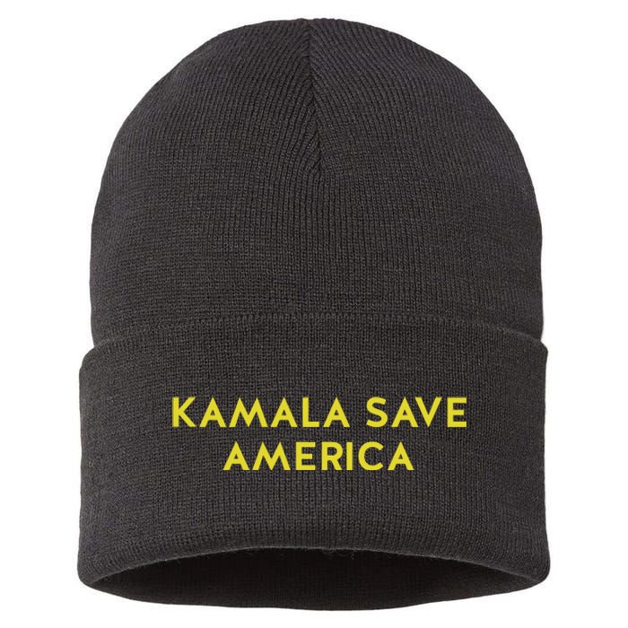 Limited Kamala Save America Sustainable Knit Beanie