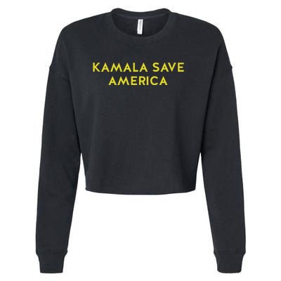 Limited Kamala Save America Cropped Pullover Crew